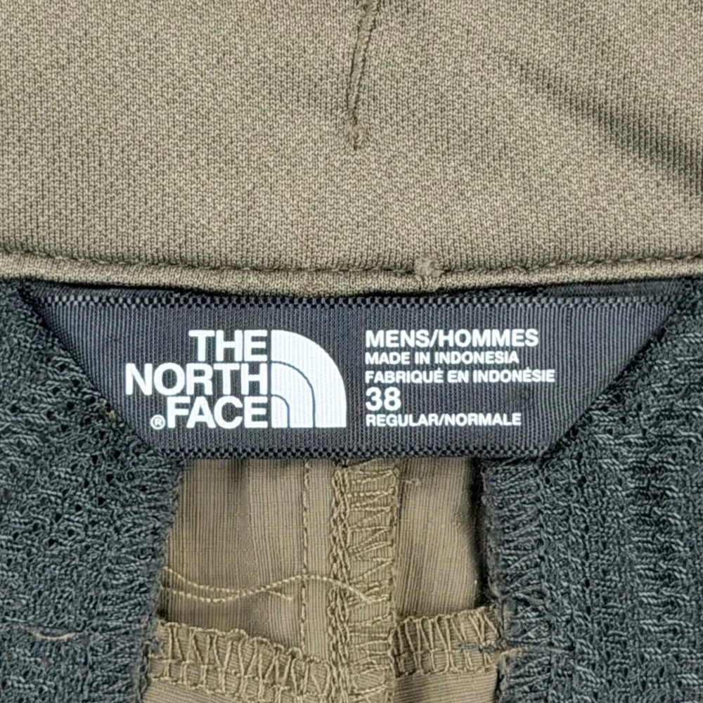 The North Face Cargo Shorts Men 38 Brown Nylon Hiking Outdoor Trail Pockets 9.5
